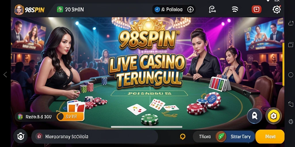 Tampilan gameplay yang mendebarkan di 98SPIN Live Casino.