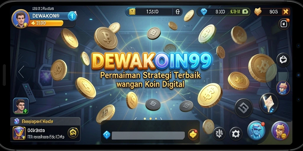Menampilkan strategi dan pertempuran seru dalam gameplay DEWAKOIN99.