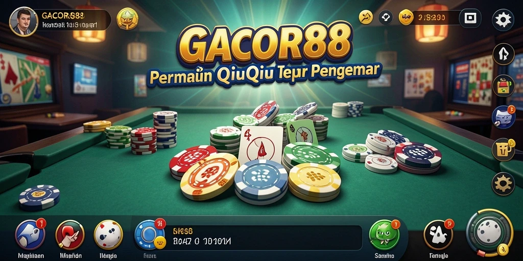 Tampilan gameplay QiuQiu yang menegangkan dan seru.