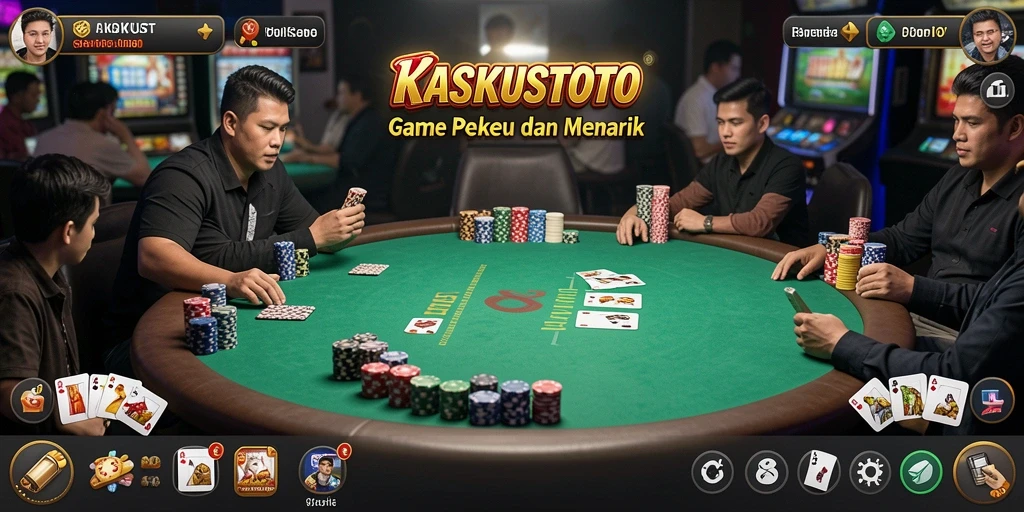 Gameplay KASKUSTOTO yang menarik dan menantang di dunia Poker.