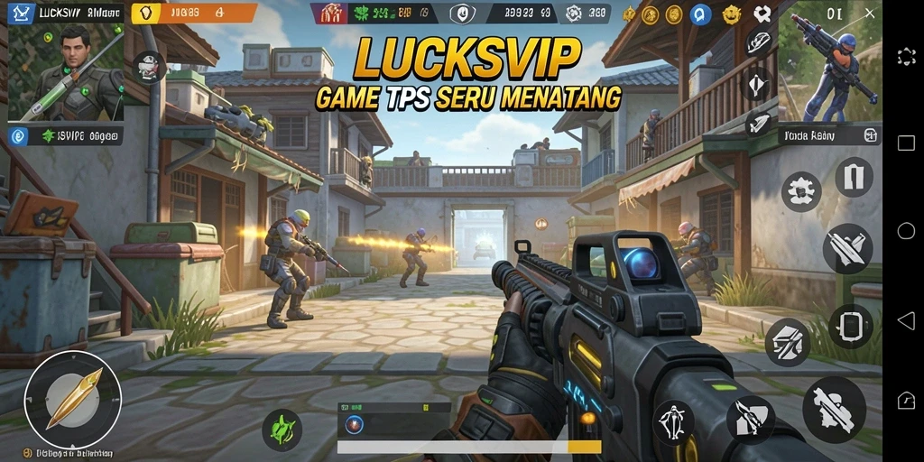 Tampilan gameplay LUCKSVIP yang dinamis dan menarik.