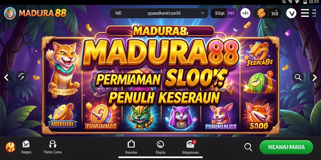 Tangkapan layar MADURA88 menunjukkan gameplay slot yang menarik.