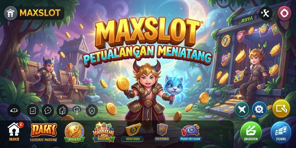 Tampilan menarik dari gameplay MAXSLOT yang penuh petualangan.