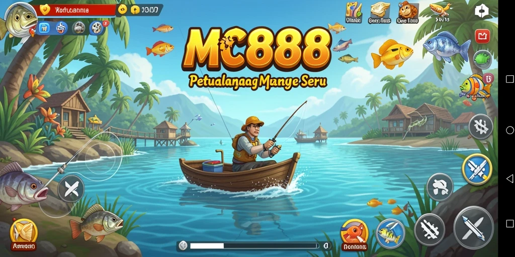 Gameplay menarik dan seru di MC888 dengan pengalaman memancing yang realistis.