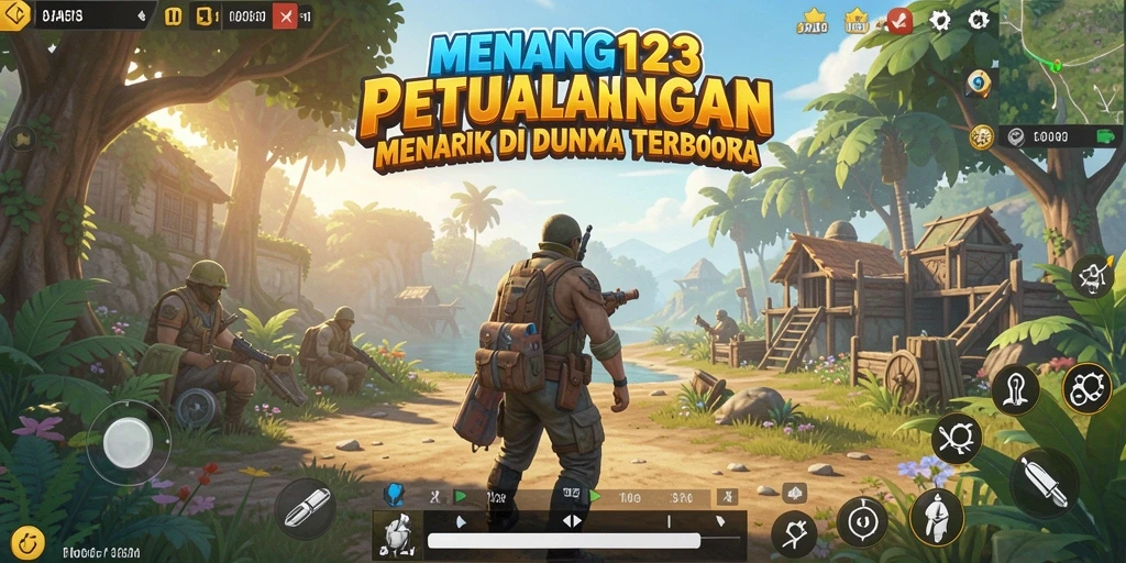 Tampilan gameplay menarik di dunia terbuka MENANG123.