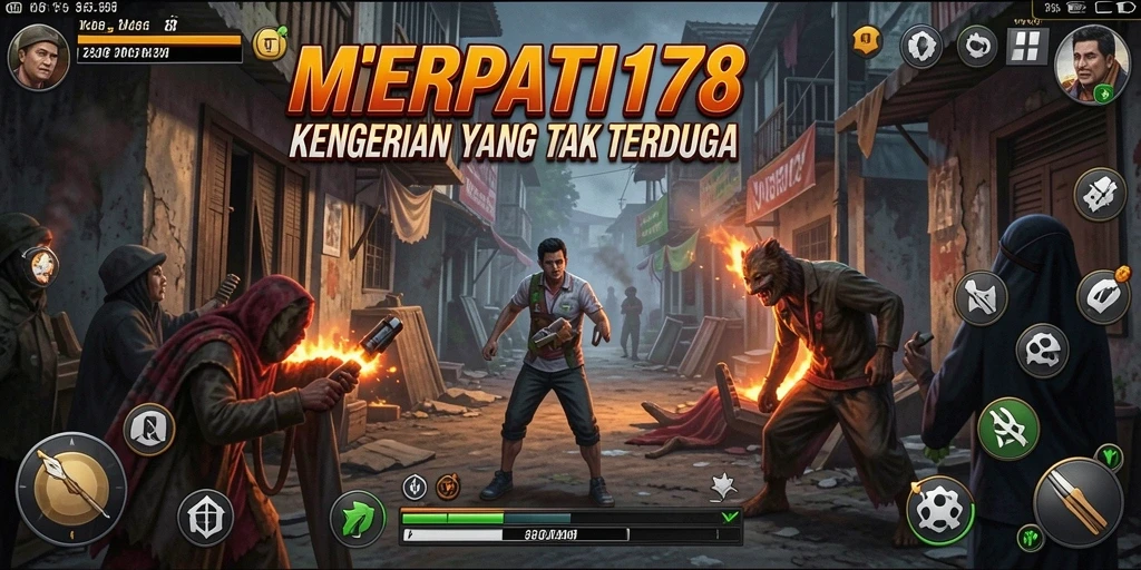 Tangkapan layar menampilkan momen mencekam dalam gameplay Horror.
