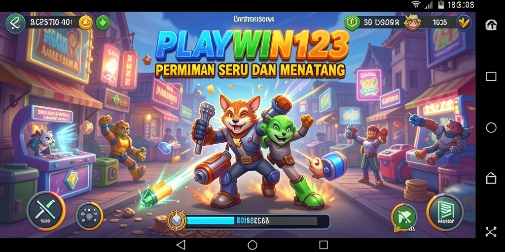Tampilan screenshot game PLAYWIN123 dengan gameplay arcade yang menarik.