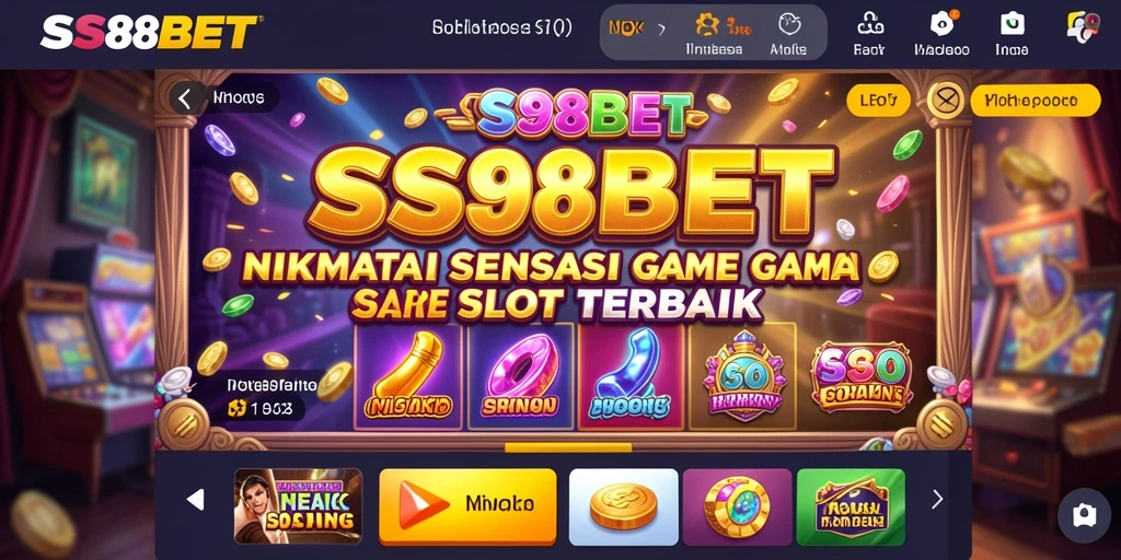 Tampilan gameplay SS88BET yang seru dan penuh warna di layar.