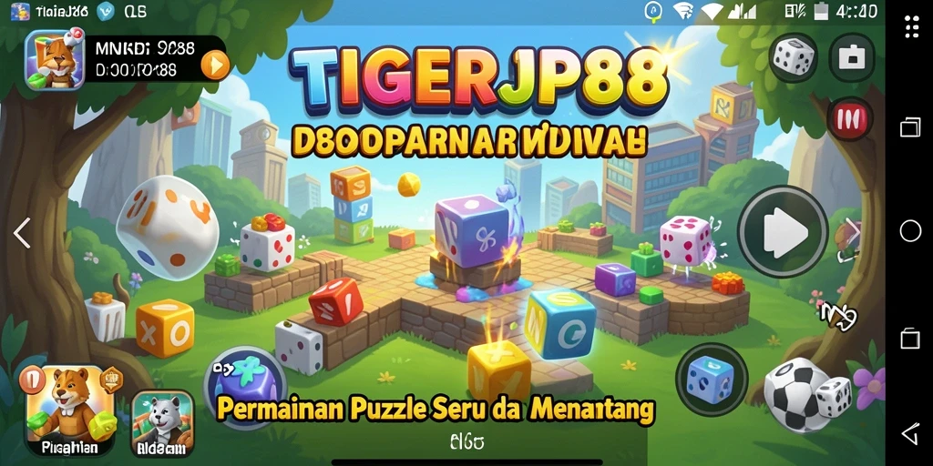 Tampilan gameplay seru dalam TIGERJP88, penuh teka-teki menarik.