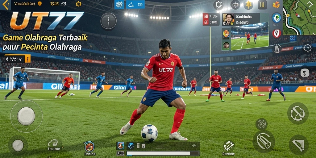 Gameplay UT77 yang seru dan mendebarkan saat bertanding.
