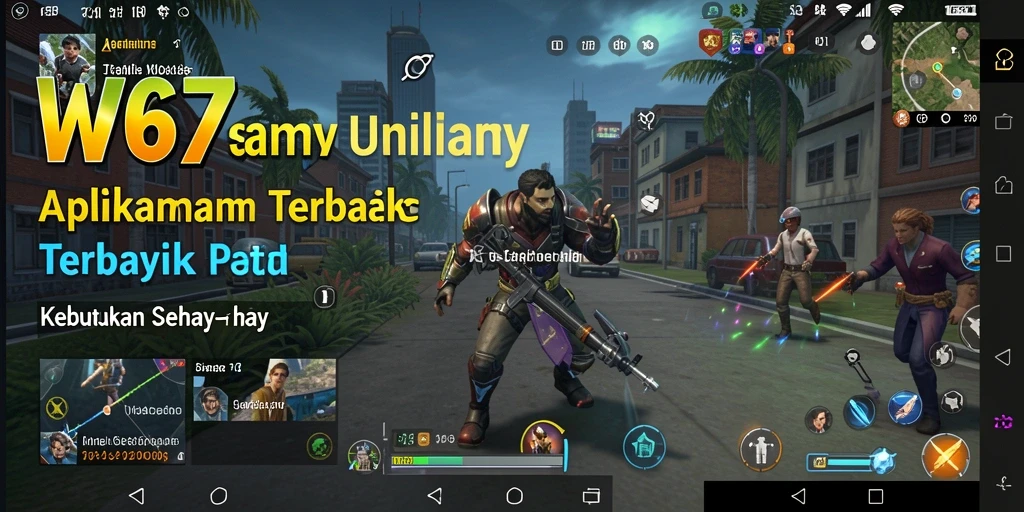 Tampilan antarmuka W67 yang modern dan fungsional.